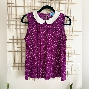 CeCe Peter Pan Blouse S